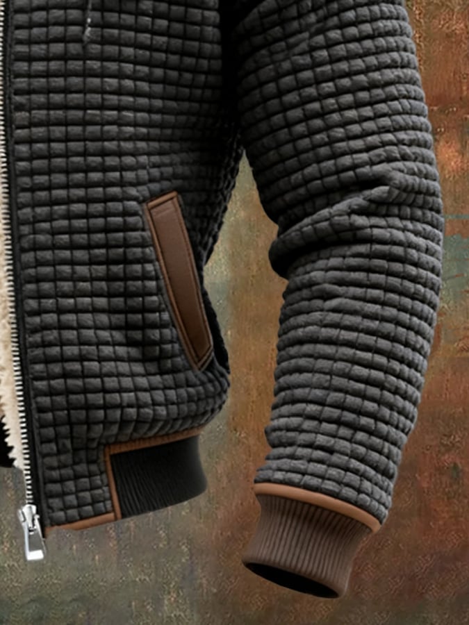 Quilted elegant jacket for men | Aurelio -8