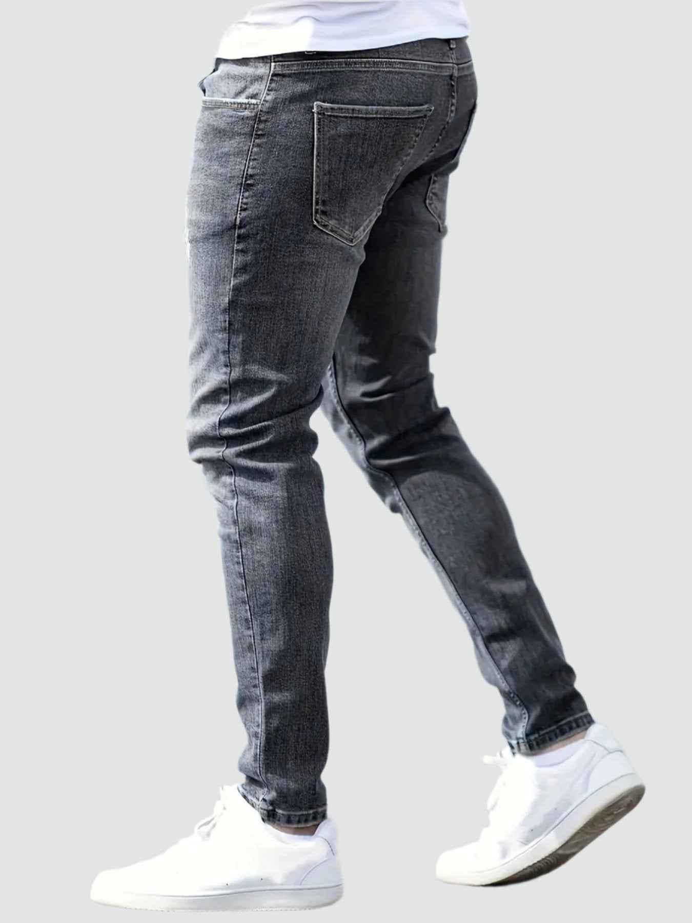 Slim ripped trousers for men | Caden -3