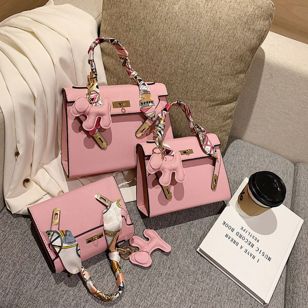 Timeless structured handbag for women | Reflet du Temps -7