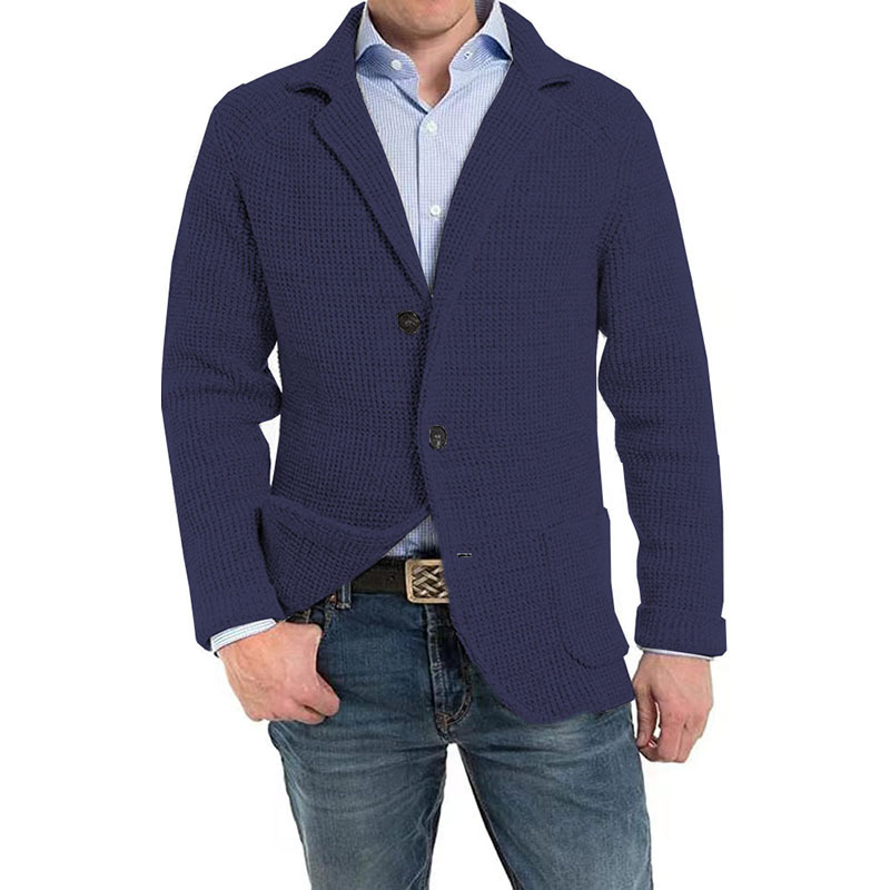 Men’s regular-fit button-up cardigan for men | Derek -4