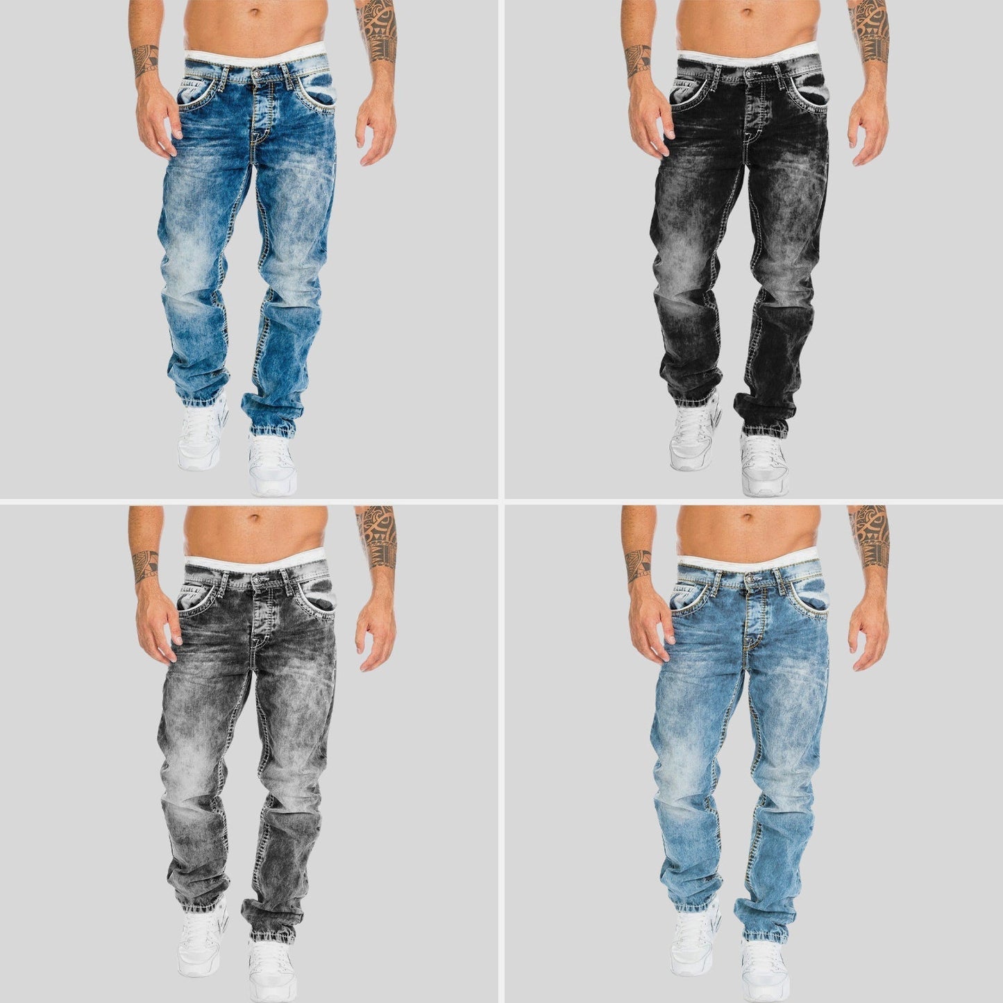 Urban slim-fit jeans for men | Nolan -5