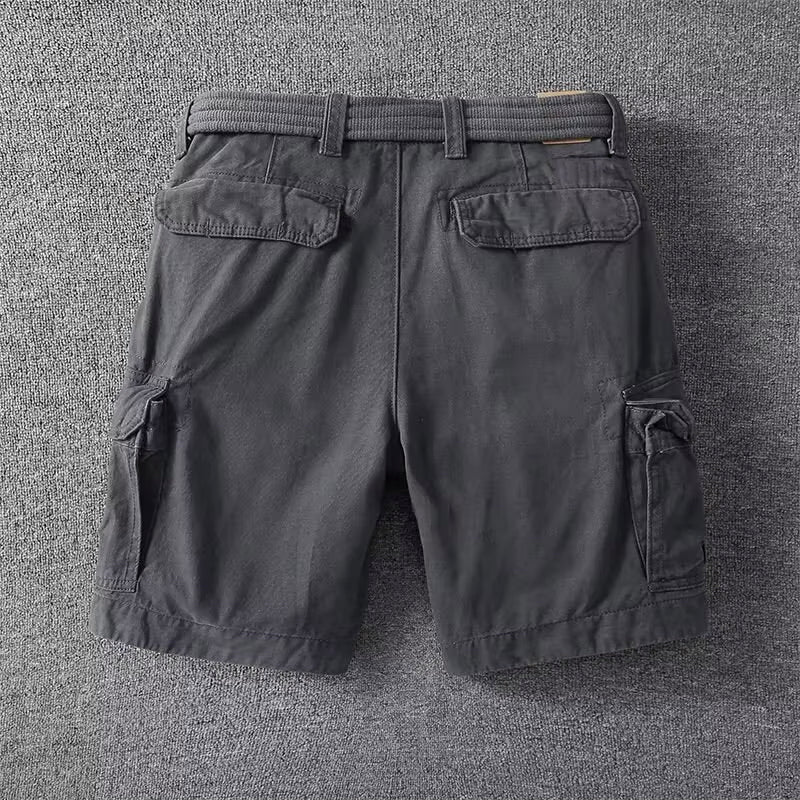 Utility cargo adjustable waist shorts for men | Marco -8