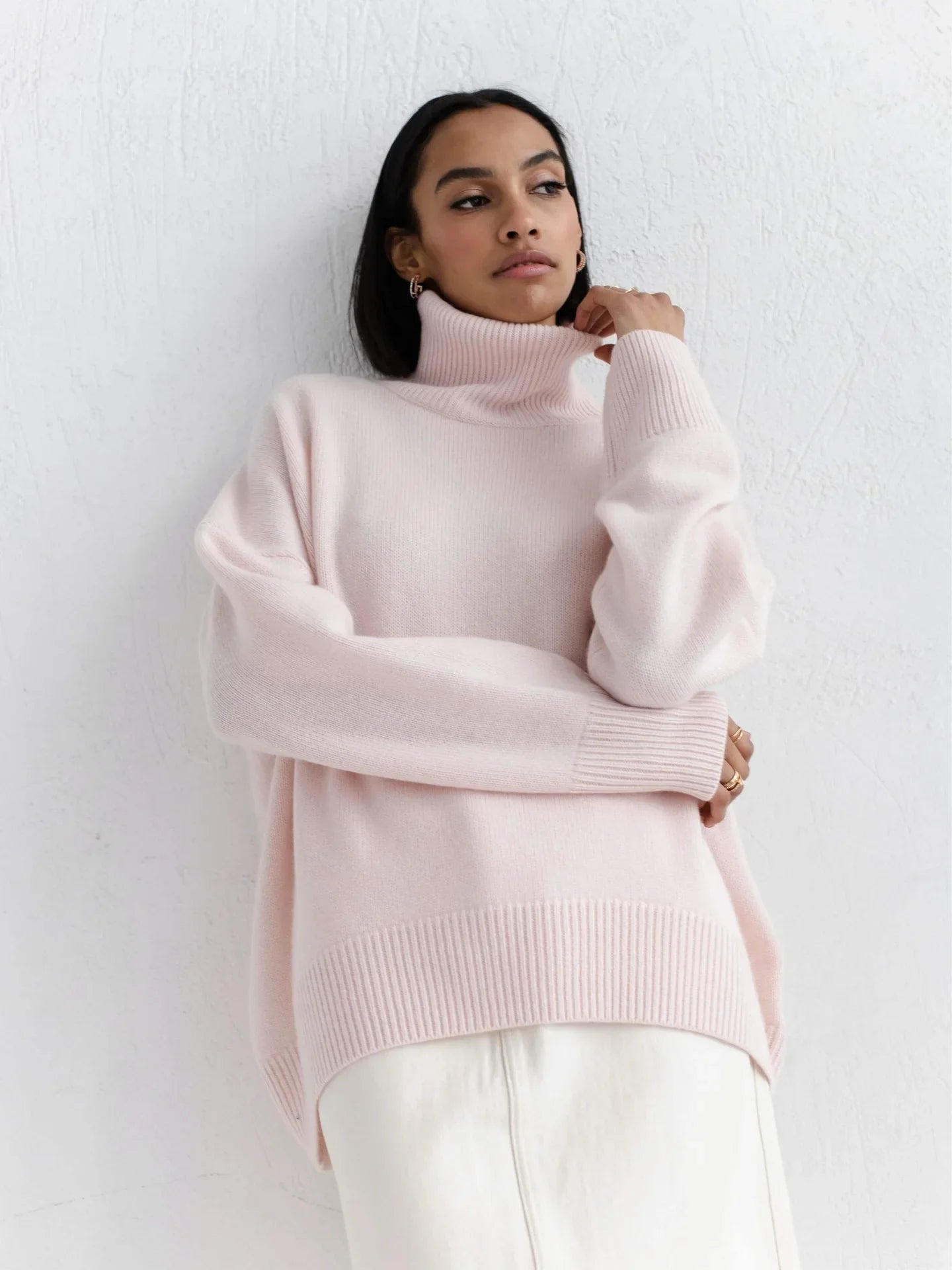 Turtleneck soft sweater for women | Nyssa -9