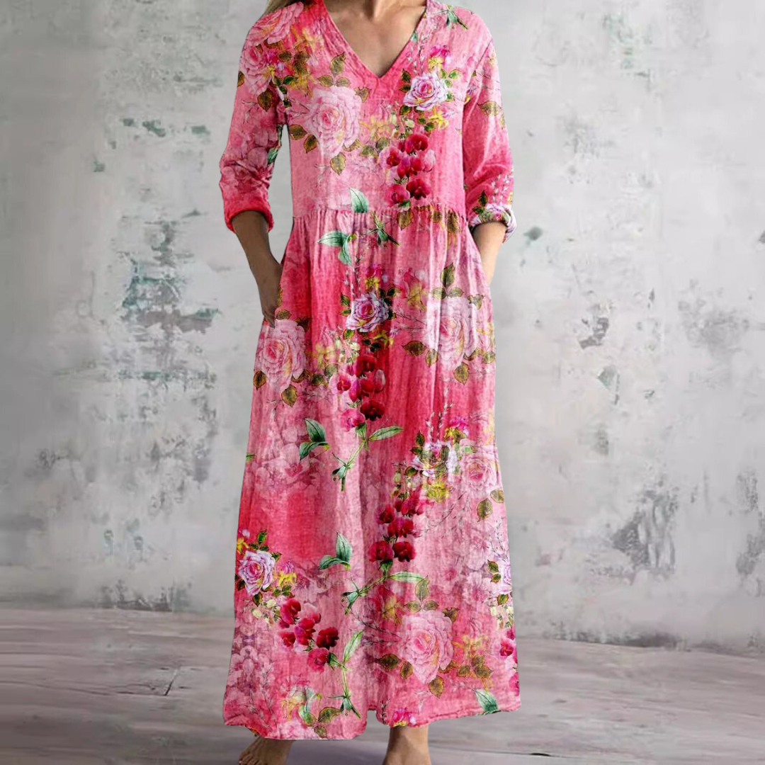 Maxi flowy dress for women | Emmeline -10