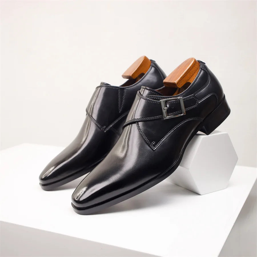 Lorenzo milano monk strap shoes for men | Vittorio -11
