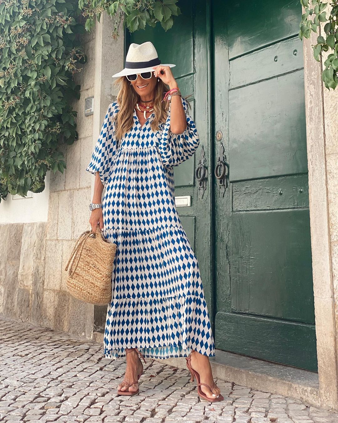 Maxi boho dress for women | Viona -10