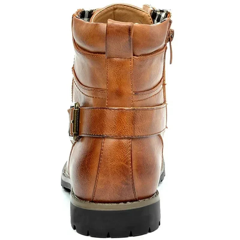 Lace-up sturdy boots for men | Angus -5