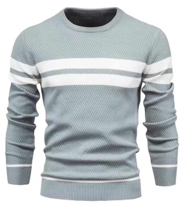 Elegant pattern chevrons sweater for men | Henri -9