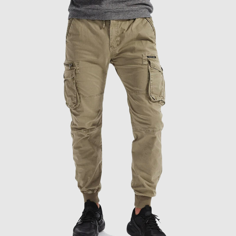 Slim-fit cargo utility pockets pants for men | Atlas -7