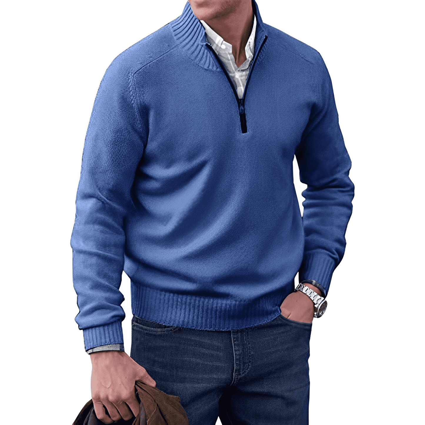 Quart slide sweater for men | Calvin -10
