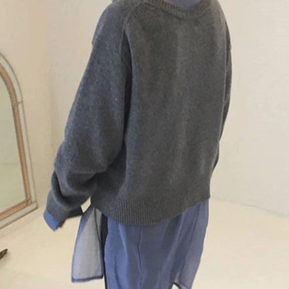 Women’s soft autumn cashmere sweater for women | Lucille -7