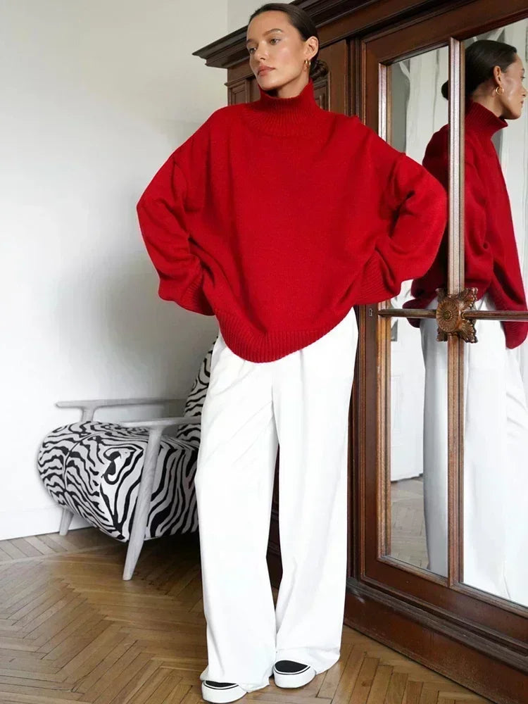Sweater vintage turtleneck for women | Meliora -4