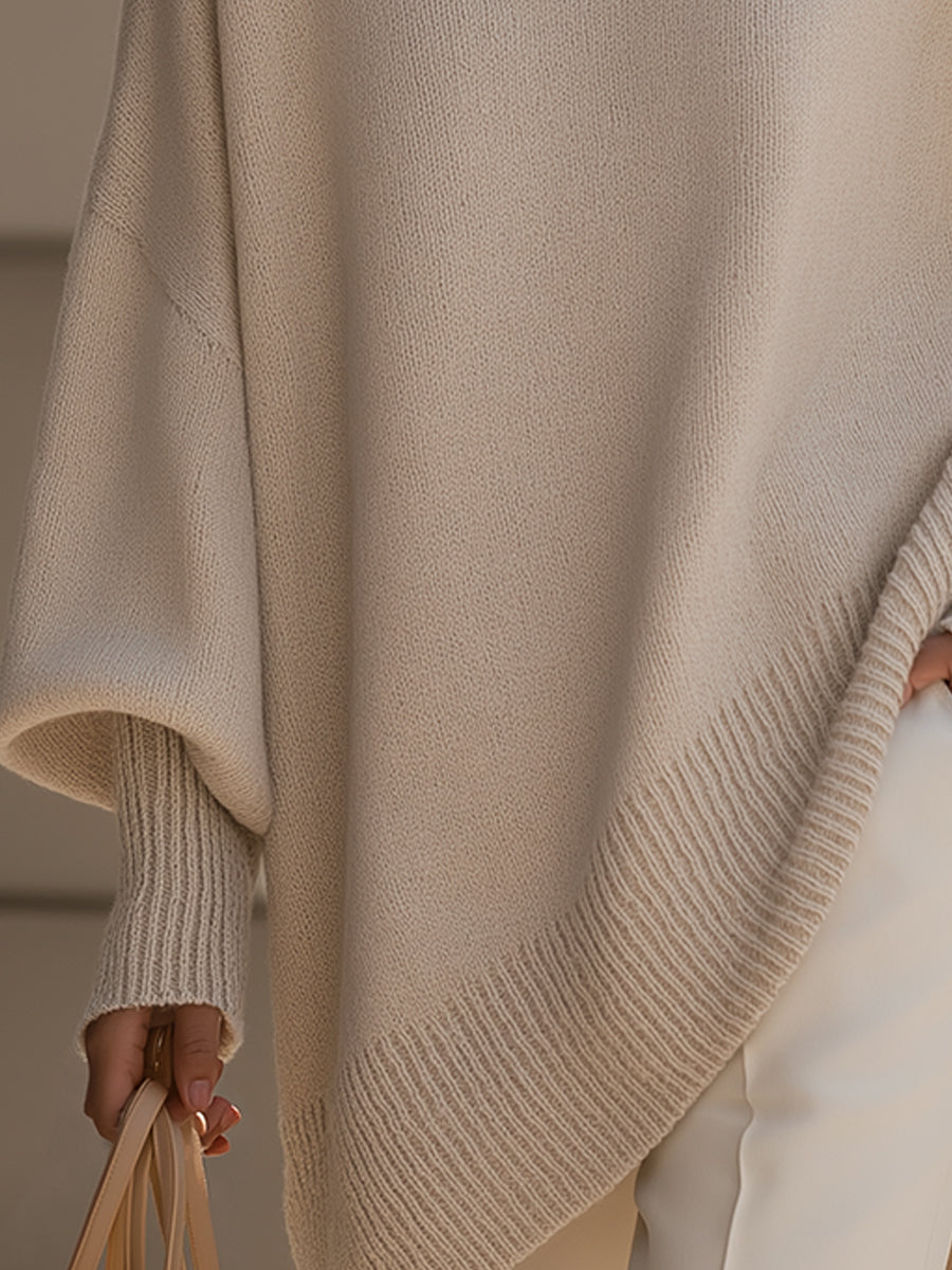 Oversized elegant sweater for women | Serena -4