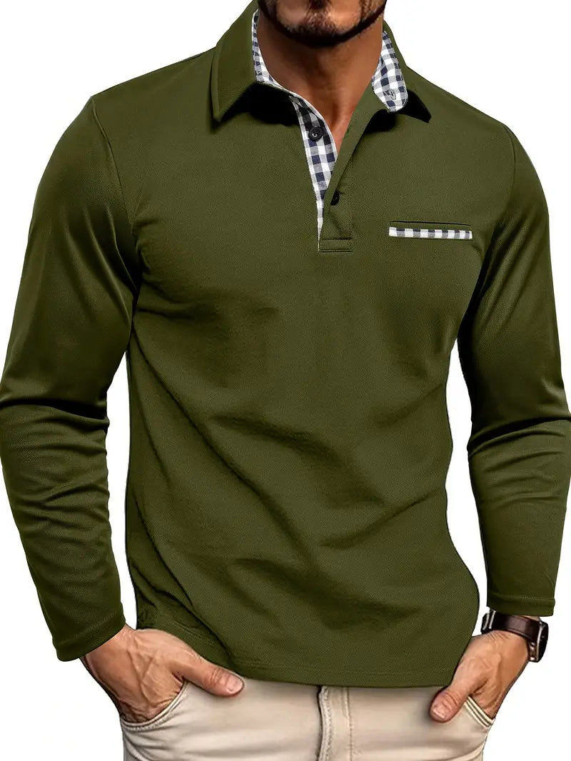 Elegant modern polo for men | Fitted cut -3