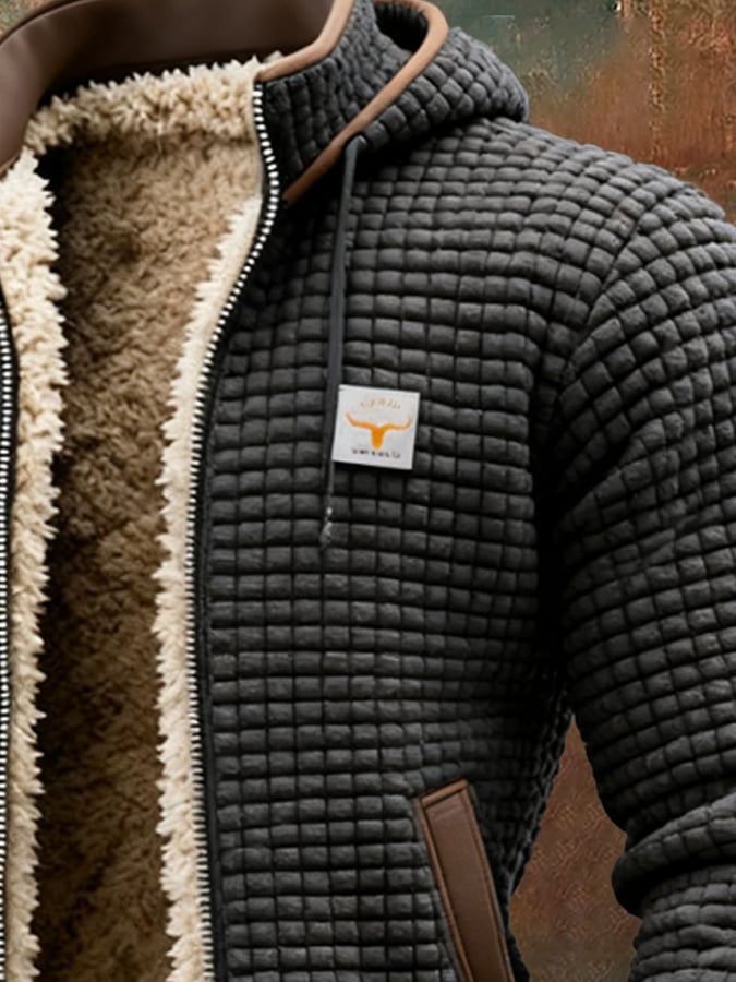 Quilted elegant jacket for men | Aurelio -7