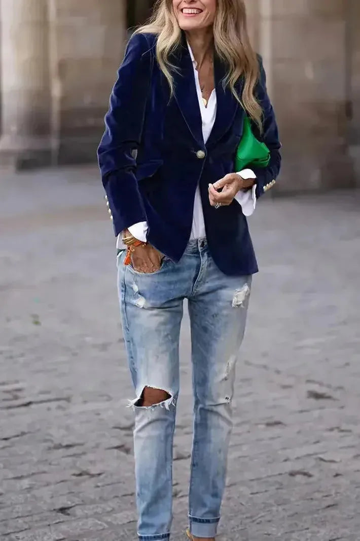 Chic elegant blazer for women -8