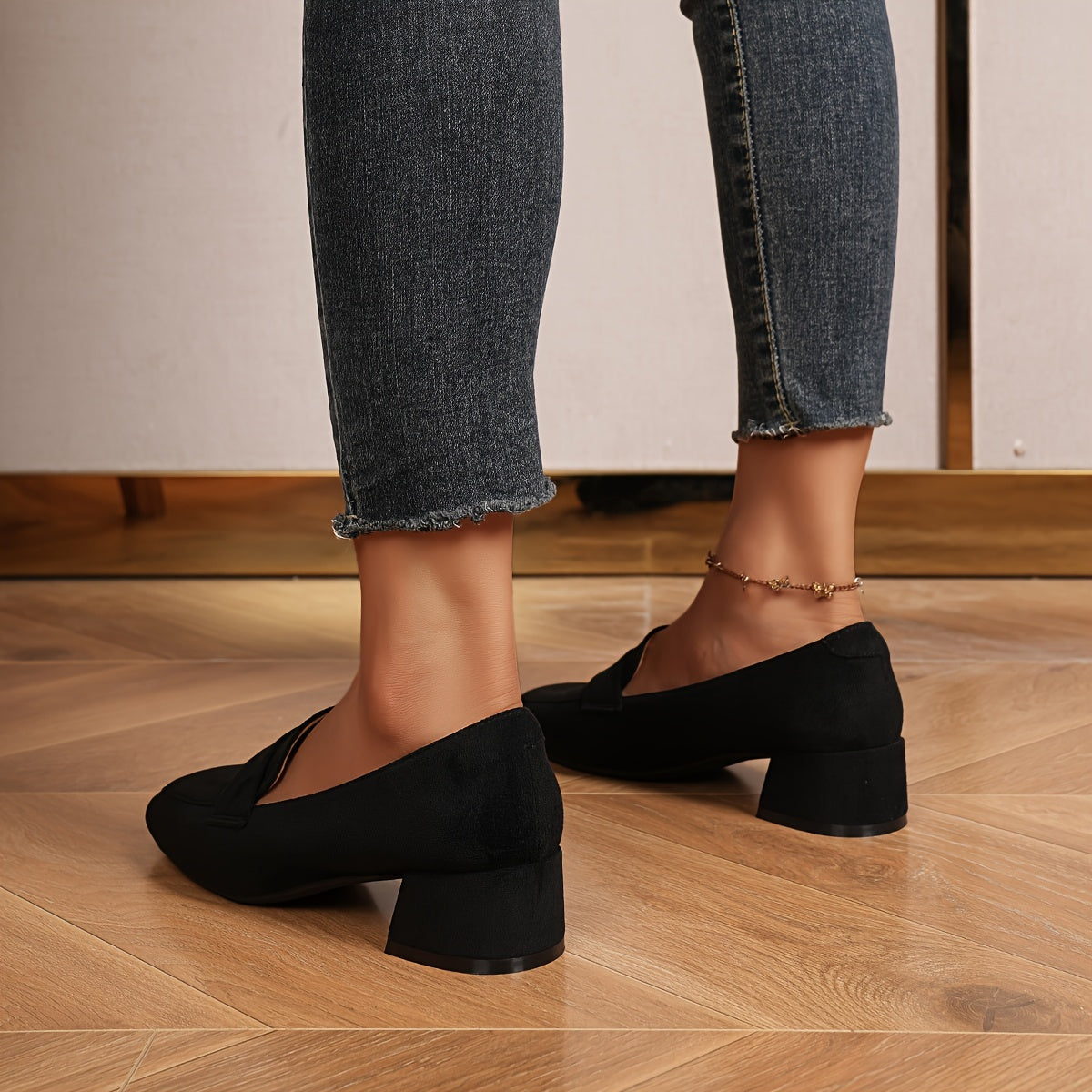 Elegant comfortable shoes for women | Heel Bas -3