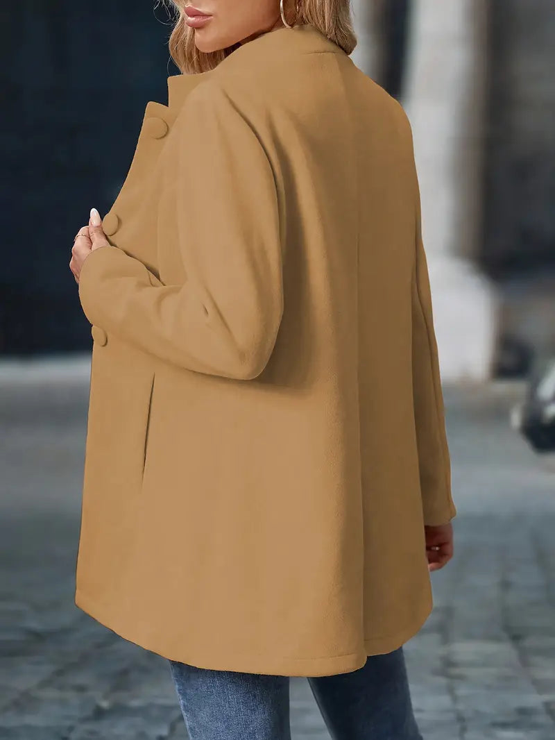 Elegant refined coat for women | Structured cut -18