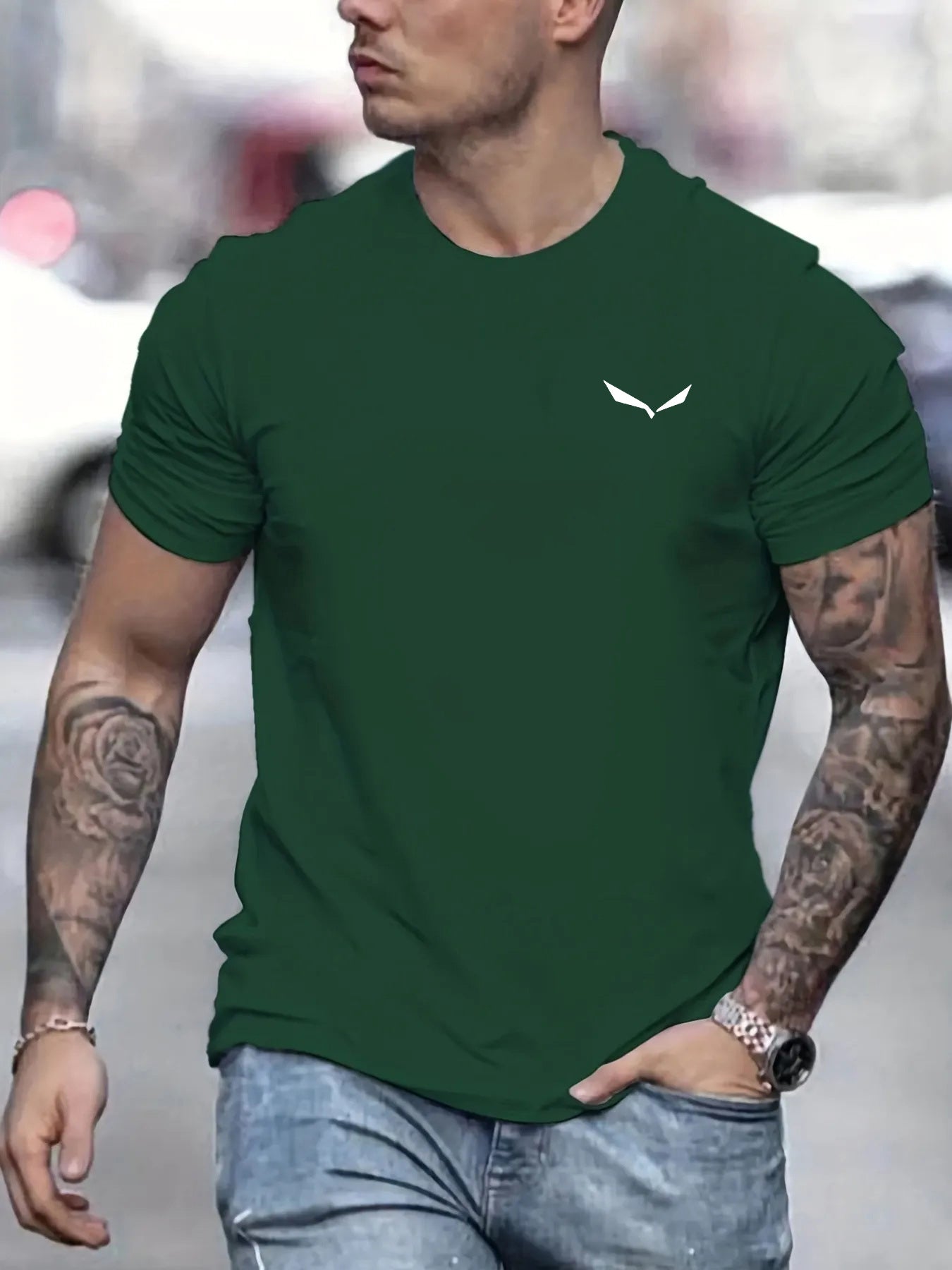 Casual cotton t-shirt for men | Luis -6