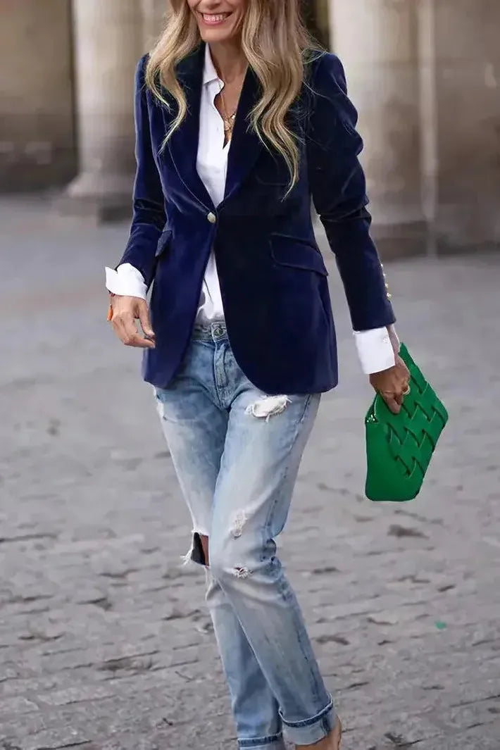 Chic elegant blazer for women -9