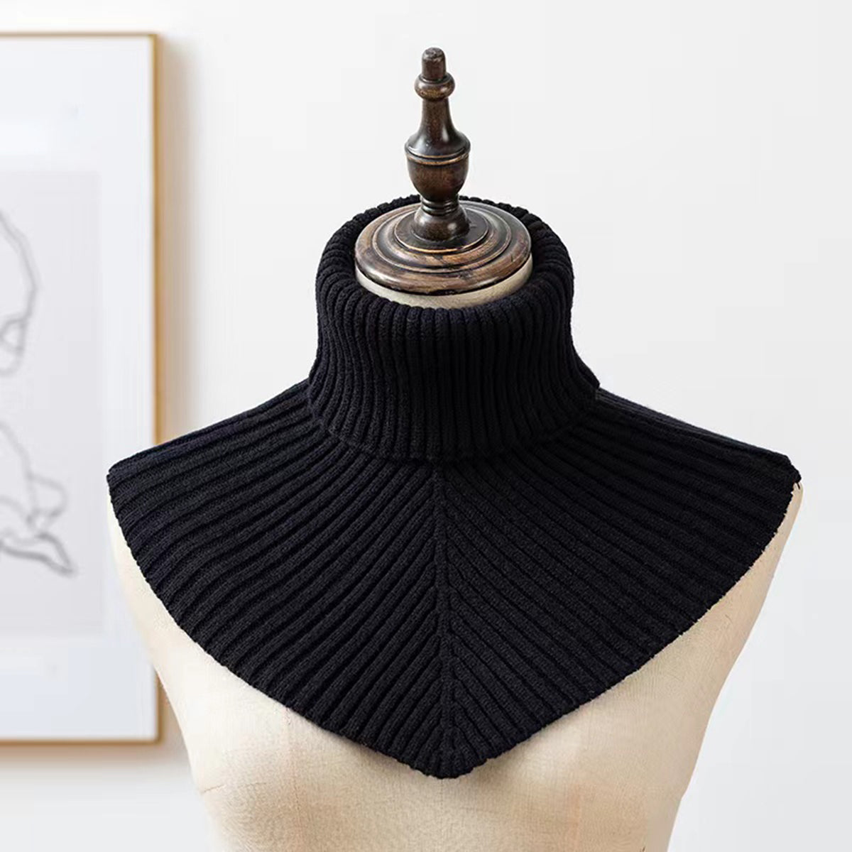 High collar scarf for women | Miles -4