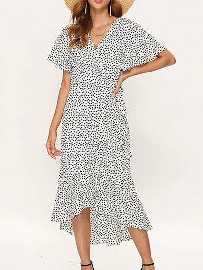 Maxi flowy dress for women | Aliana -2