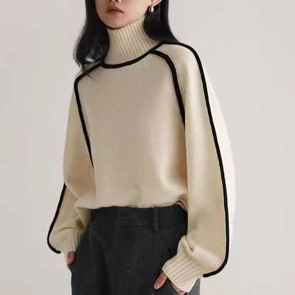 Sweater elegant turtleneck for women | Ashley -4