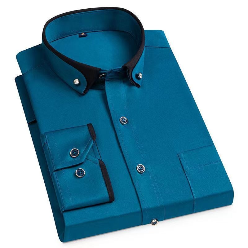 Modern contrasts shirt for men | Laurent -7