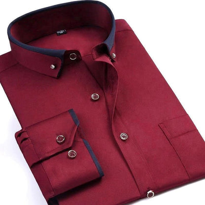 Modern contrasts shirt for men | Laurent -6