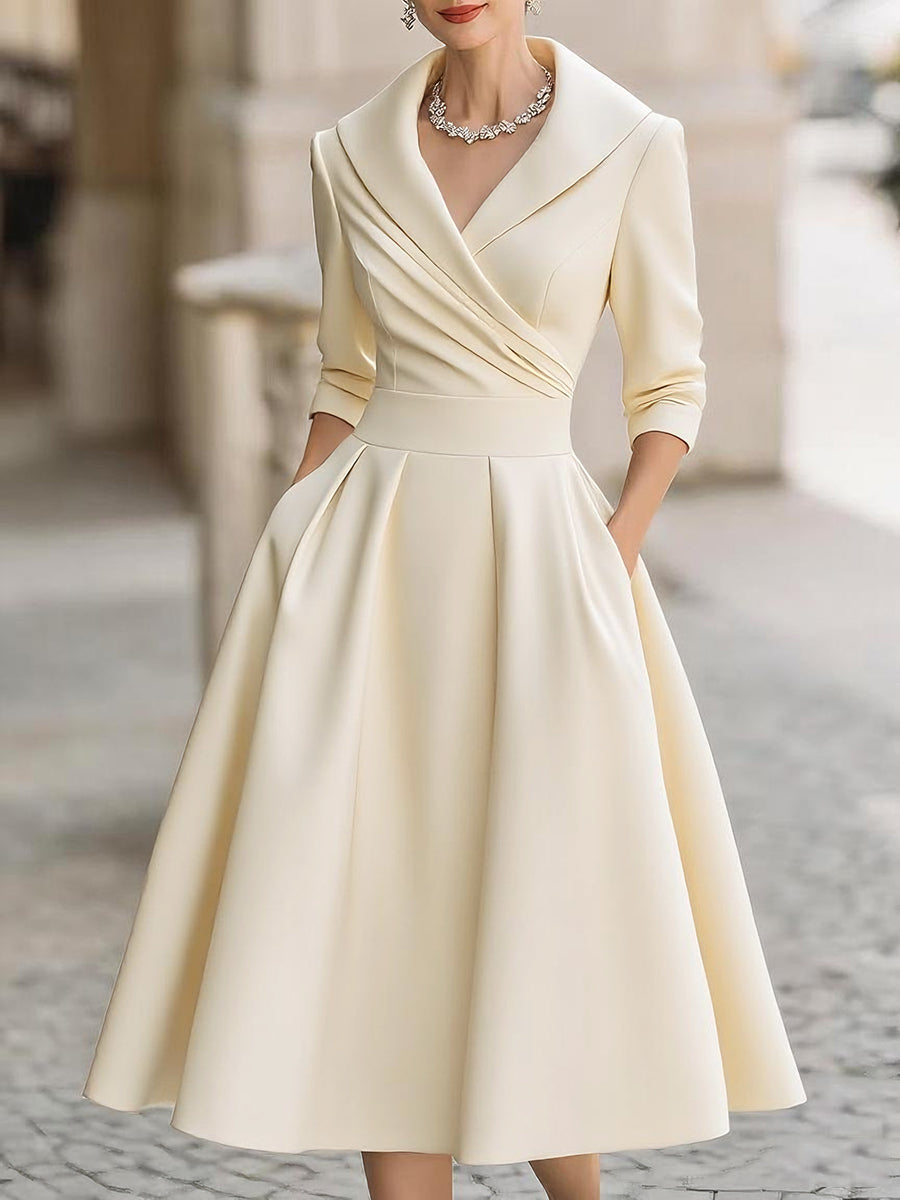 Elegant festive holiday dress for women | Colette Lina -7