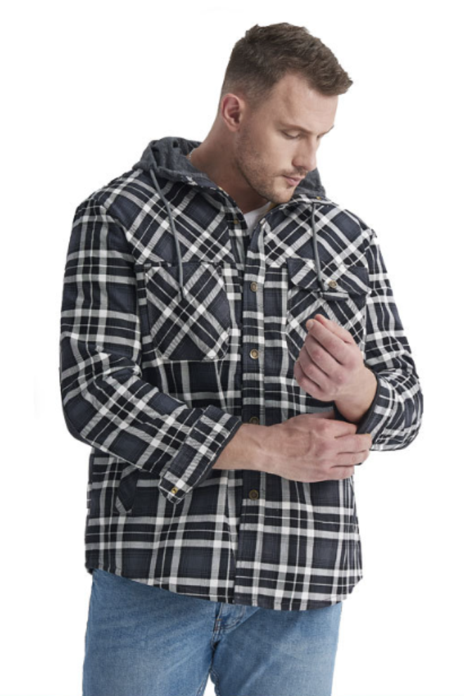 Hooded style bucheron jacket for men | Philippe -9