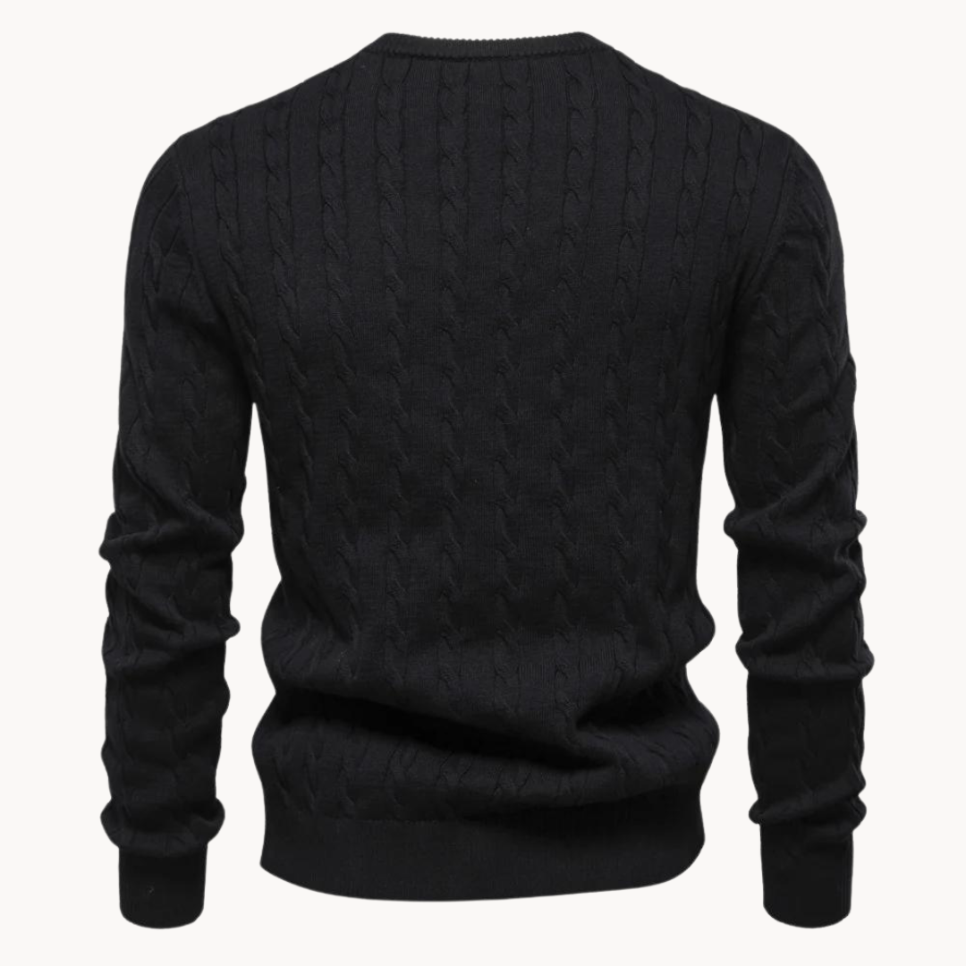 Soft cotton sweater for men | Lark -8