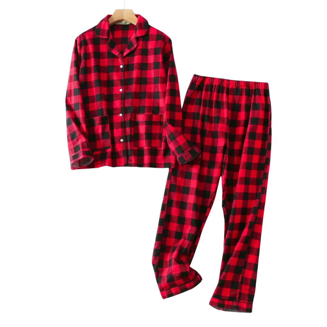 Pyjamas checked vibrant set for women | Ravenna -1