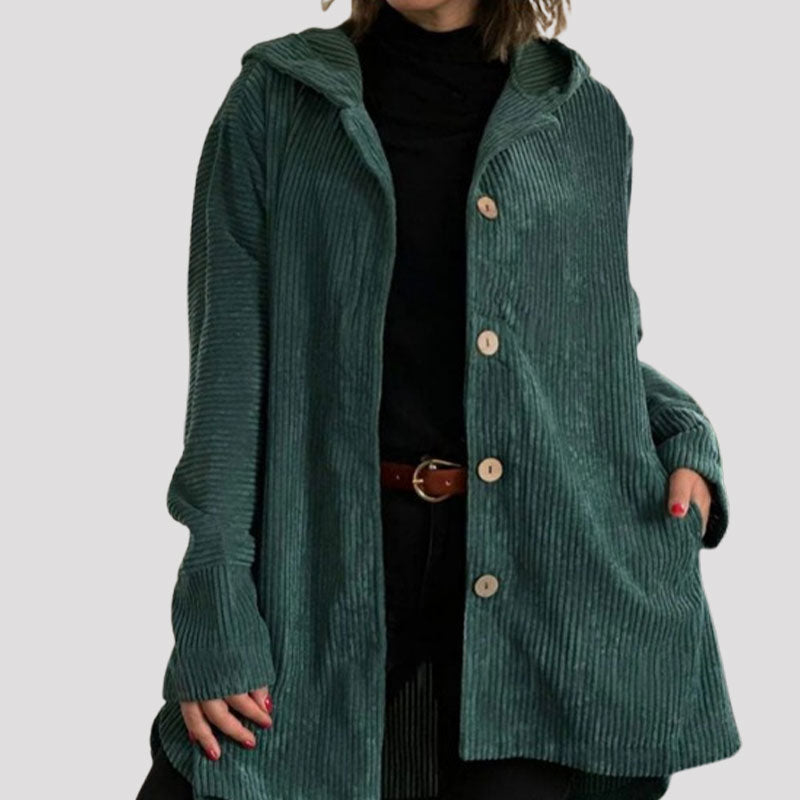 Casual hooded jacket for women -8