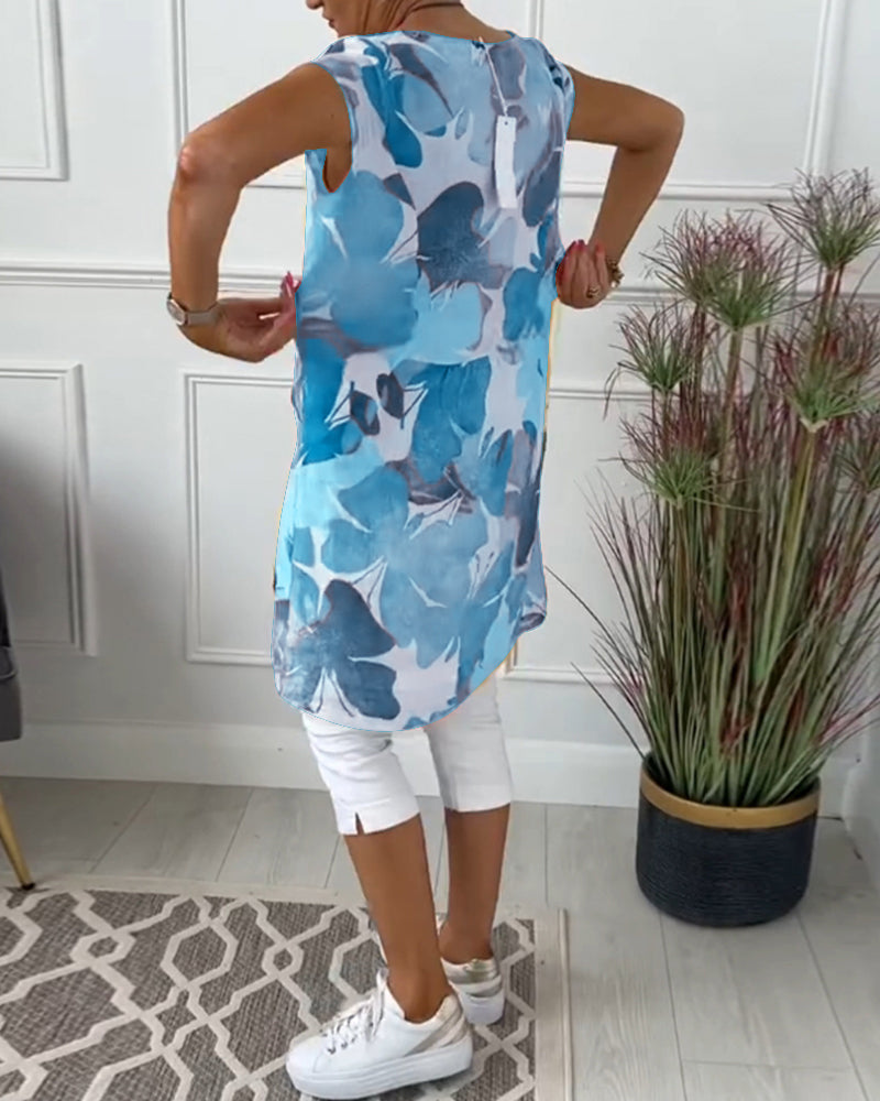 Floral colourful top for women | Sandrine -2