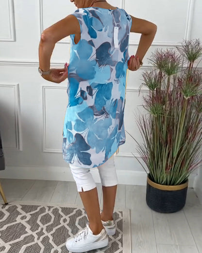 Floral colourful top for women | Sandrine -2