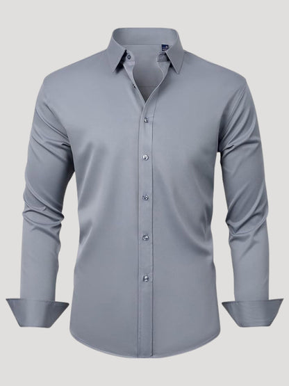 Fitted pleats shirt for men | Lorian -13