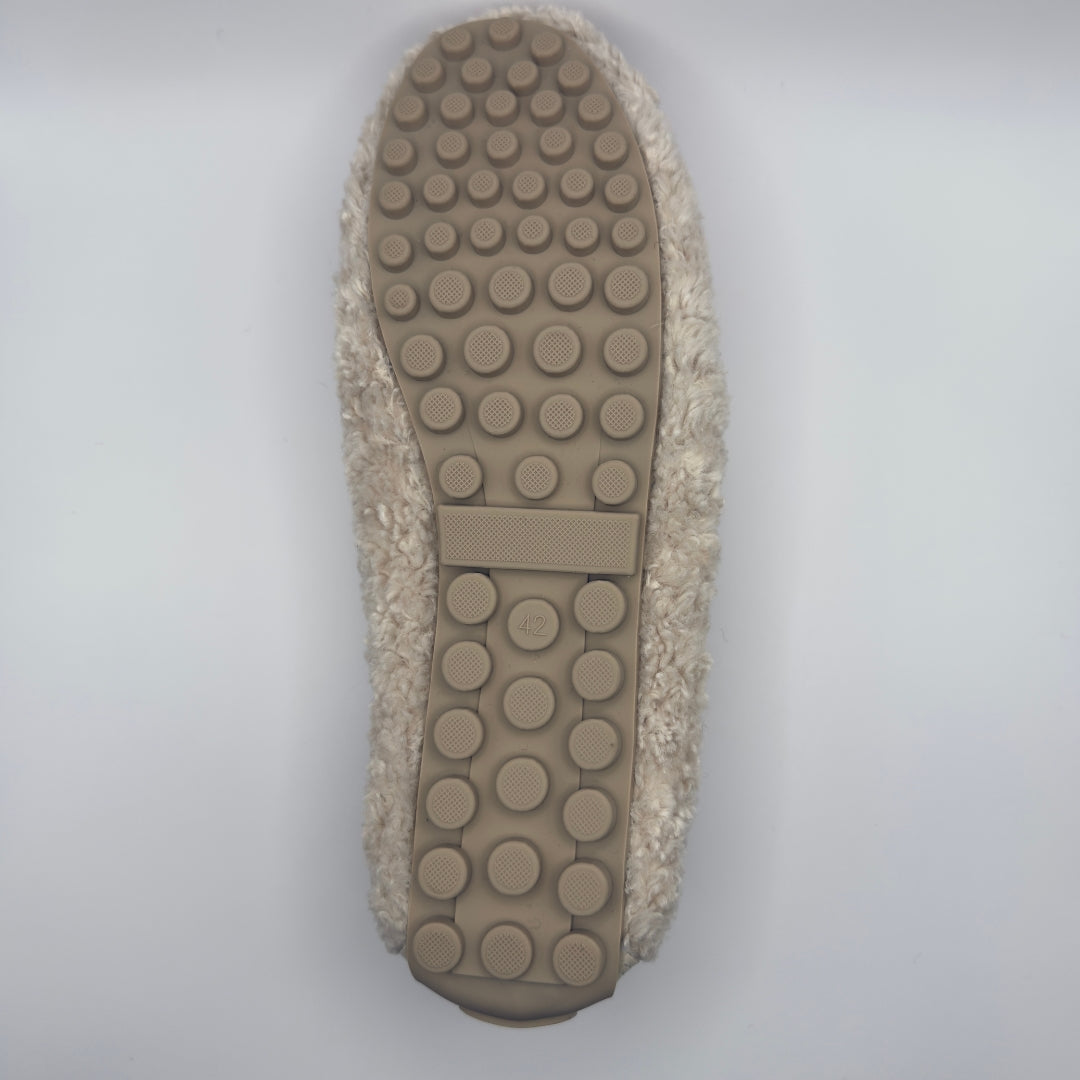 Cozy elegant winter loafers for women | Selene -18