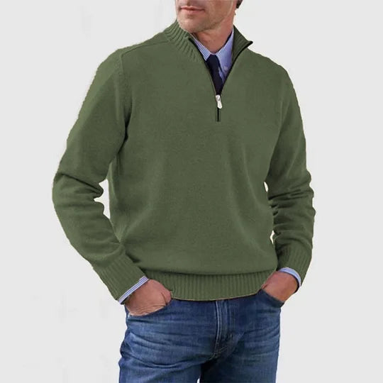 Zip elegant sweater for men | Howard -4