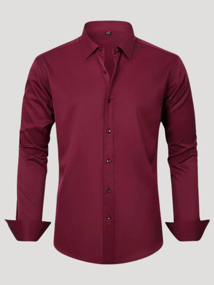 Fitted pleats shirt for men | Lorian -19
