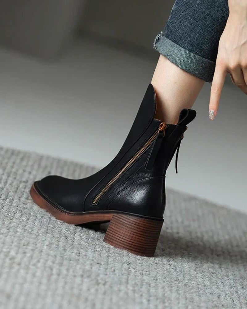 Ankle elegant comfortable boots for women -3