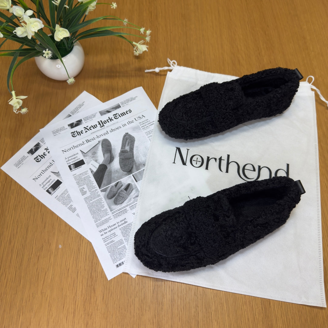 Cozy elegant winter loafers for women | Selene -3