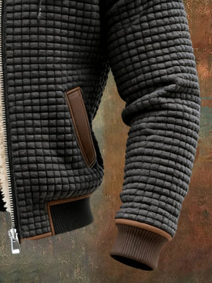 Quilted elegant jacket for men | Aurelio -8