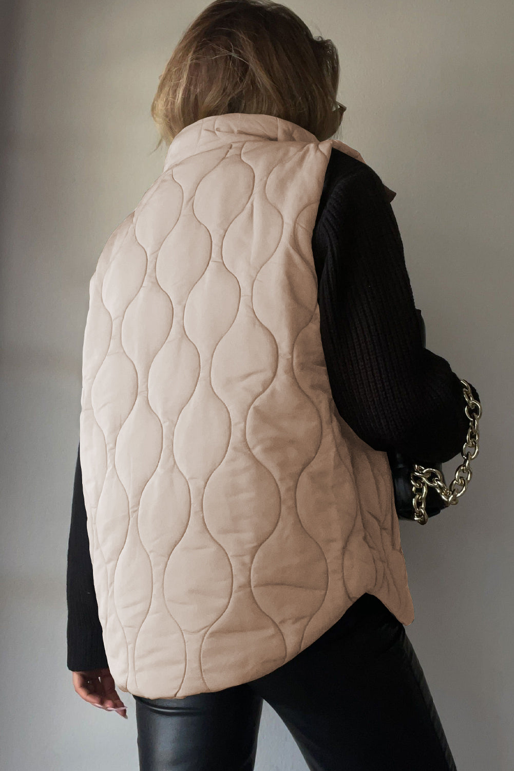 Quilted winter coat lightweight sleeveless vest for women | Krist -20