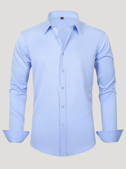 Fitted pleats shirt for men | Lorian -10