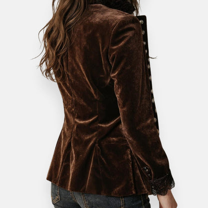 Button-up decorative jacket for women | Isaline -2