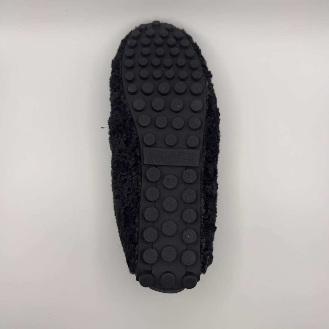 Cozy elegant winter loafers for women | Selene -17