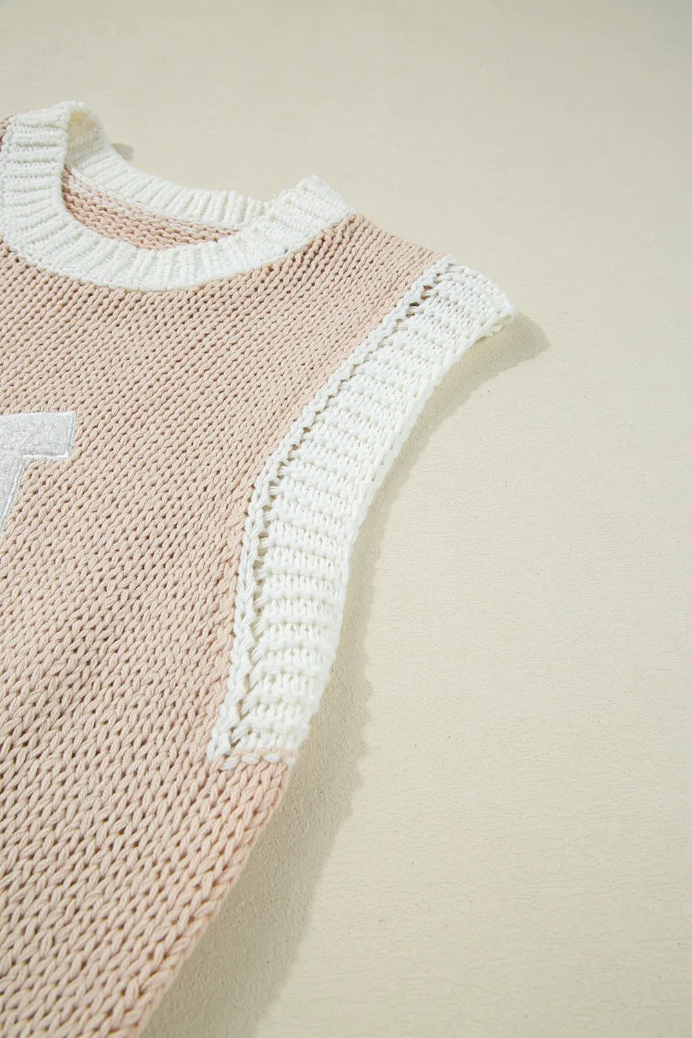 Knit sleeveless casual style vest for women | Alexia -6