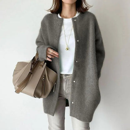 Minimalist chic cardigan for women -1