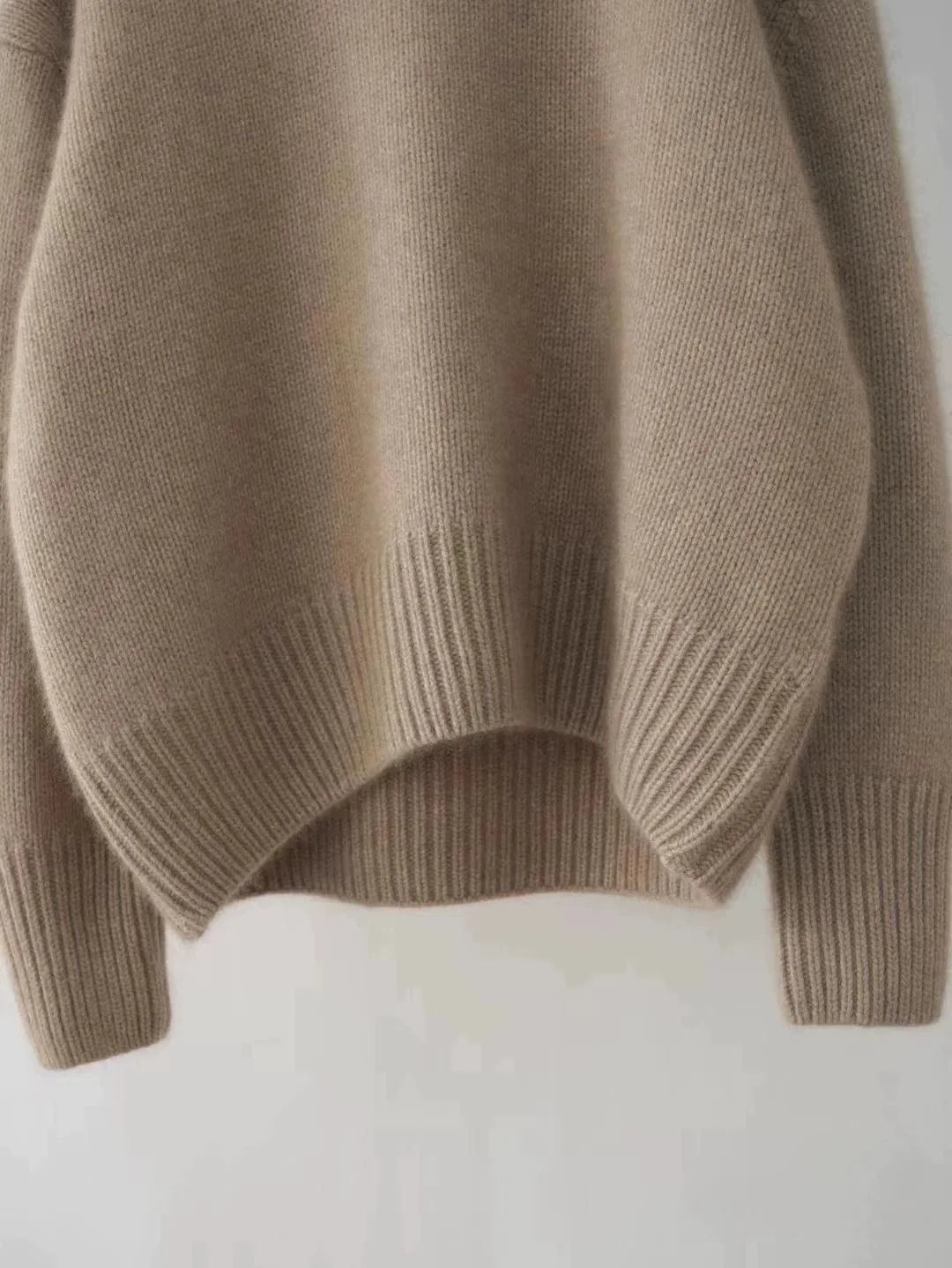 Relaxed sweater oversized fit turtleneck for women | Arden -6
